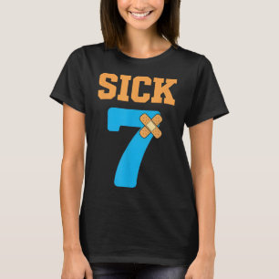 Camiseta Sick Seven Meme Seis Siete Enfermo 7 Divertido Byn