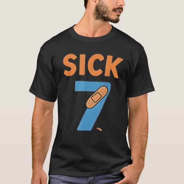 Camiseta Sick Seven Meme Tee Six Seven Fun Wordplay (Anverso)