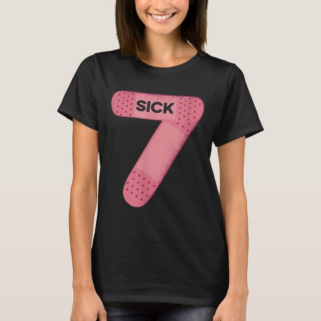 Camiseta Sick Seven Meme Tee Six Seven Funny Wordplay  (Anverso)