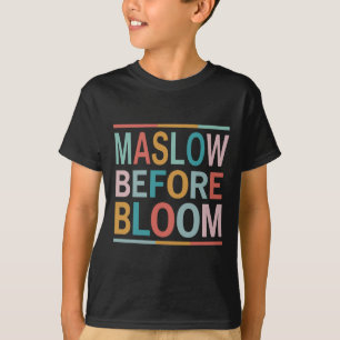 Camiseta Sicólogo maslow antes del profesor universitario S