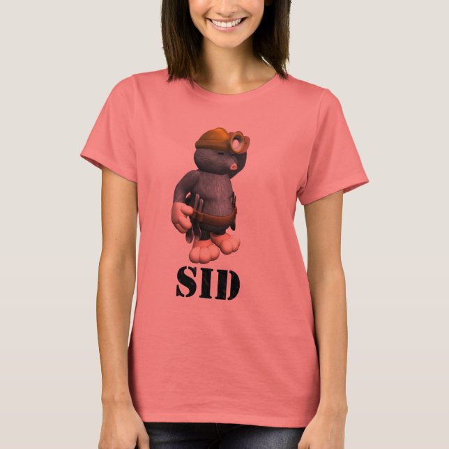 Camiseta Sid the Mole (Anverso)
