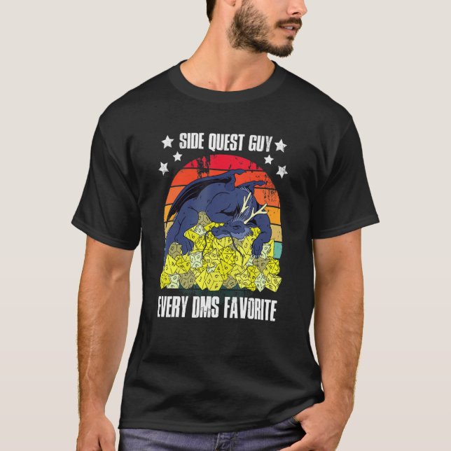 Camiseta Side Quest Guy Every DMs Favorite 1 (Anverso)