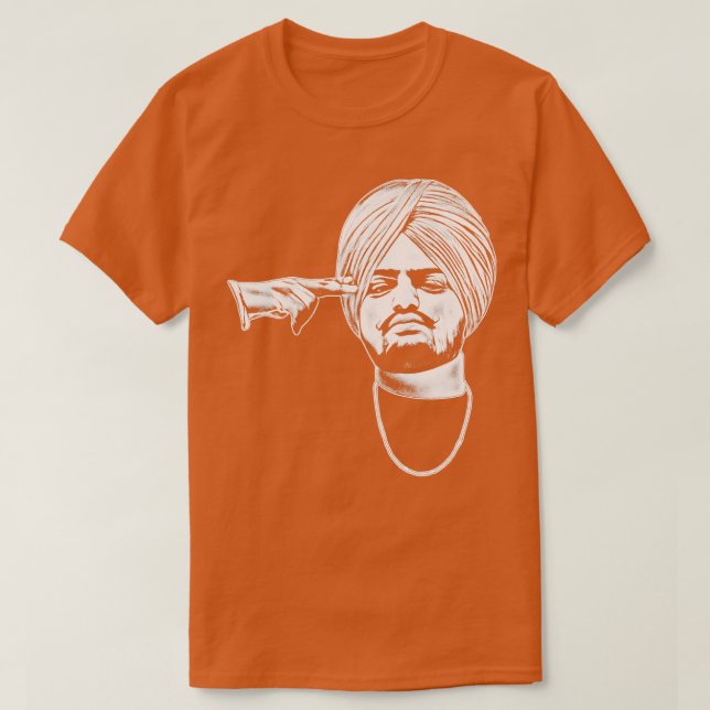 Camiseta Sidhu Moose Wala (Diseño del anverso)