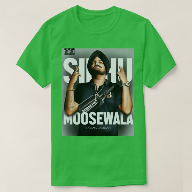 Camiseta Sidhu Moosewala 4 (Diseño del anverso)