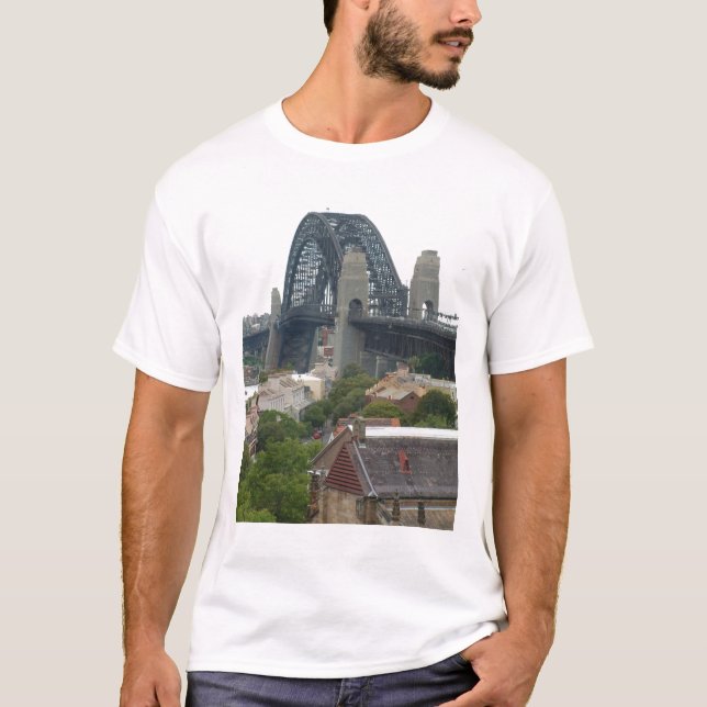 Camiseta Sídney, Australia. Puente de la bahía. (Anverso)