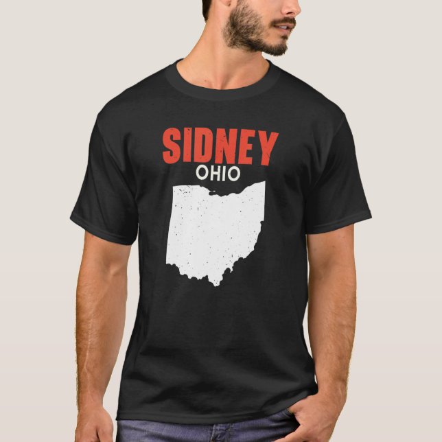 Camiseta SIDNEY Ohio EE.UU. EE.UU. EE.UU. Viajes Ohio (Anverso)