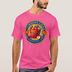 Camiseta Sidra Cummins Humor Adulto Bebida Novedad - arte 1