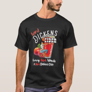Camiseta Sidra Hard Dickens Chica Whiskey Y Cerveza Manzana