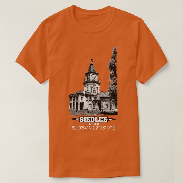 Camiseta Siedlce Town Est 1448 (Diseño del anverso)