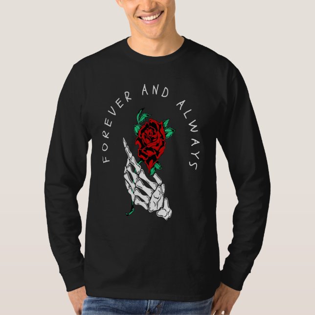 Camiseta Siempre A Mano Rosen Skeleton Tatto Style (Anverso)