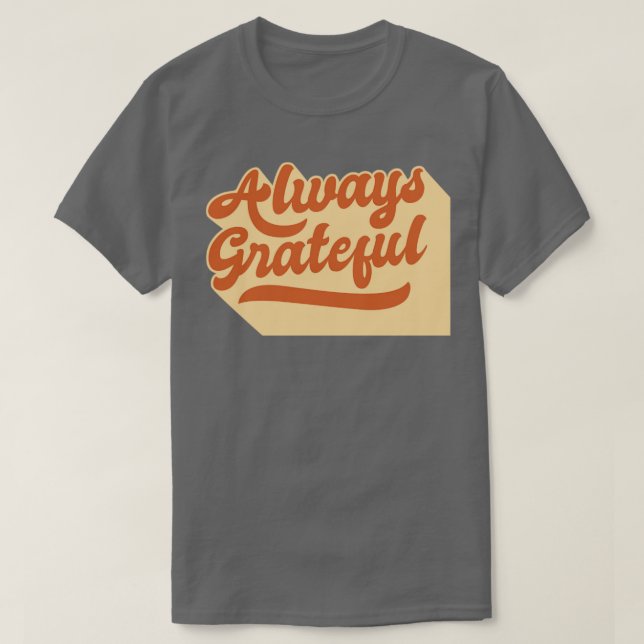 Camiseta Siempre agradecido2 (Diseño del anverso)