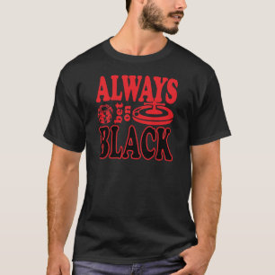 Camiseta Siempre apuesta en el negro - jugador