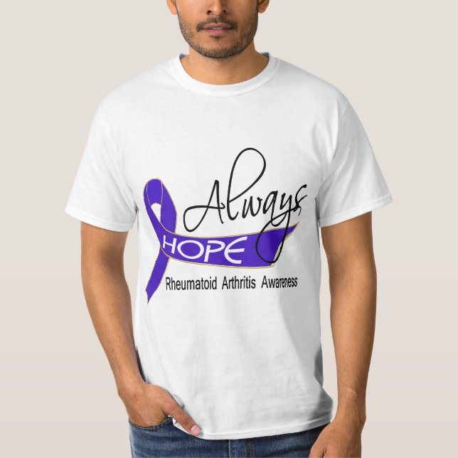 Camiseta Siempre artritis reumatoide de la esperanza (Anverso)