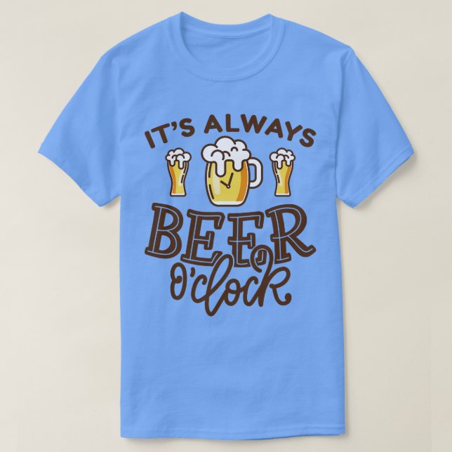 Camiseta Siempre Beer OClock 1 (Diseño del anverso)