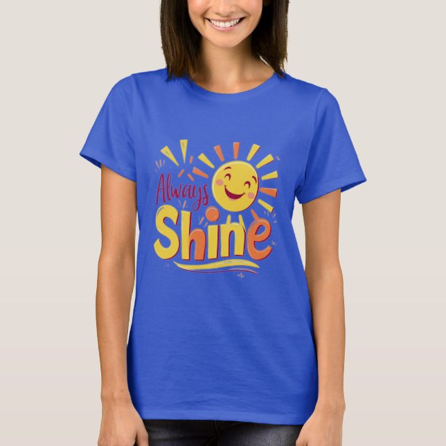 Camiseta Siempre brillar (Anverso)