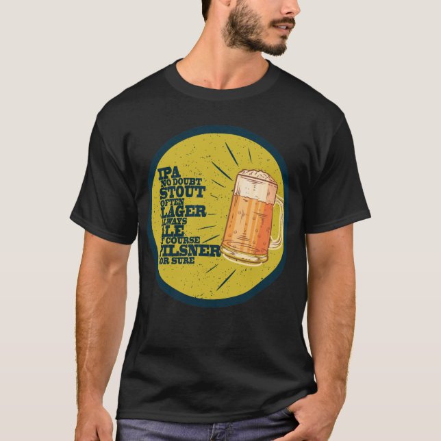 Camiseta Siempre Cerveza (Anverso)