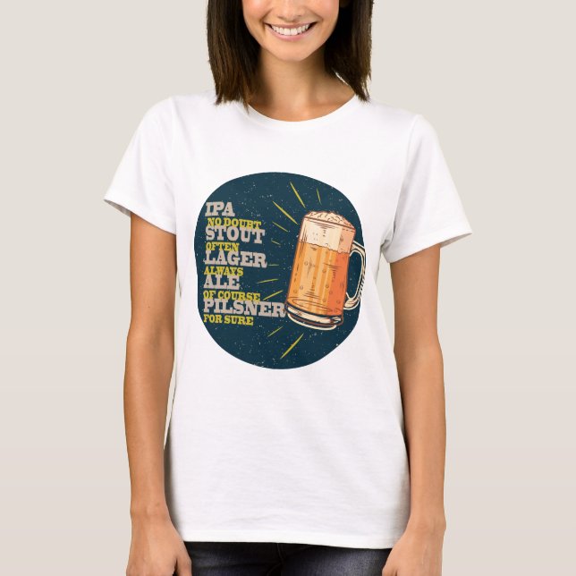 Camiseta Siempre Cerveza (Anverso)