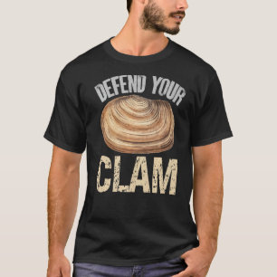 Camiseta Siempre Defiendas Tus Clam Sea Creature Clams