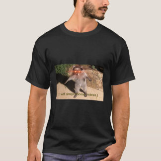 Camiseta Siempre elegiré el mapache de la violencia