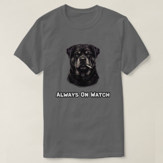 Camiseta Siempre en guardia Vigilante perro guardián amante