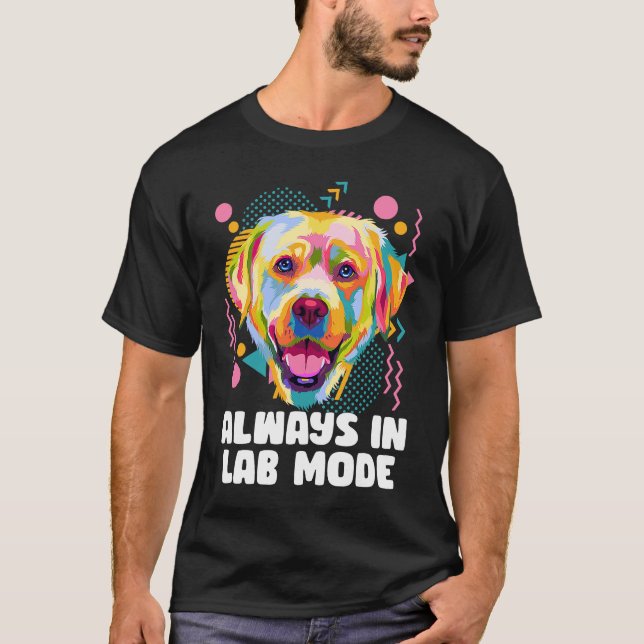 Camiseta Siempre en modo de laboratorio Labrador Recuperado (Anverso)