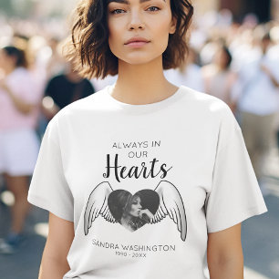 Camiseta Siempre en nuestros corazones Ala de Ángel Mem