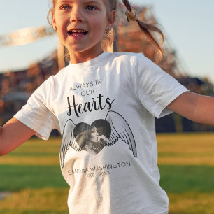 Camiseta Siempre en nuestros corazones Foto Memorial