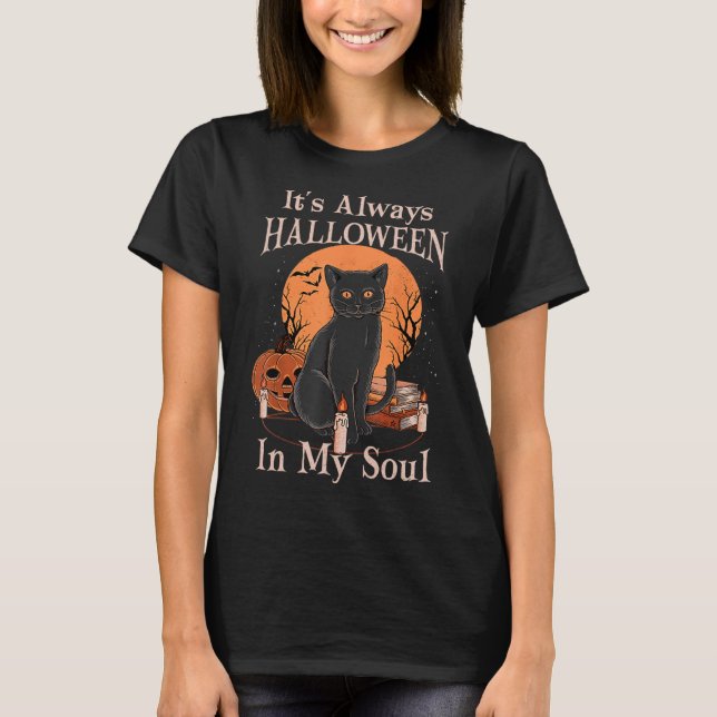 Camiseta Siempre es Halloween en mi melodía Soul (Anverso)