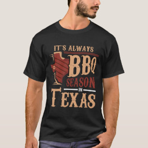 Camiseta Siempre es temporada de barbacoa en Texas