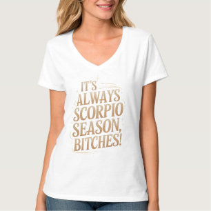 Camiseta Siempre es una cita divertida de Scorpio en tempor