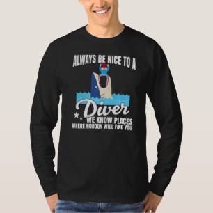 Camiseta Siempre Estar Bien Con Un Buceador Sabemos Que El