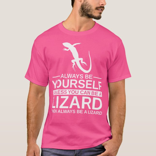 Camiseta Siempre Esté Atento Para El Monitor Gecko (Anverso)