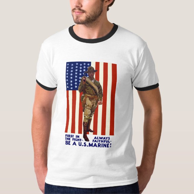 Camiseta Siempre fiel -- Sea un infante de marina de los (Anverso)