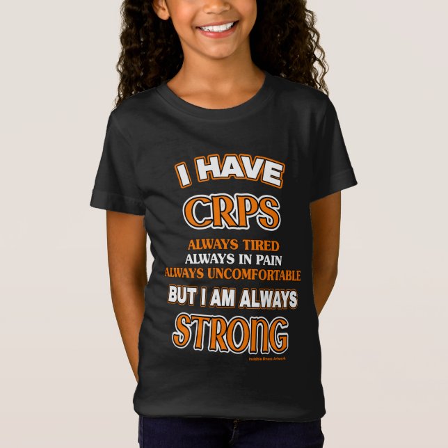 Camiseta Siempre fuerte...CRPS (Anverso)