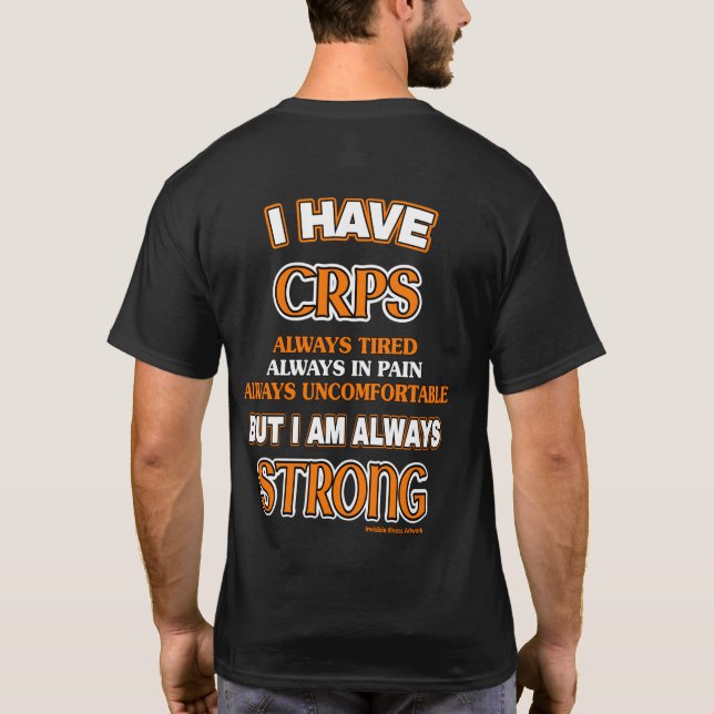 Camiseta Siempre fuerte...CRPS (Reverso)