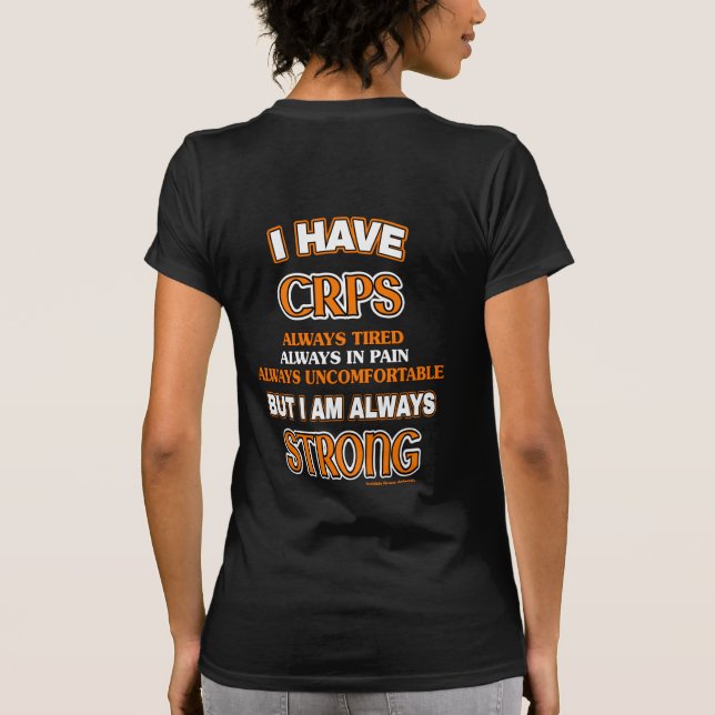 Camiseta Siempre fuerte...CRPS (Reverso)