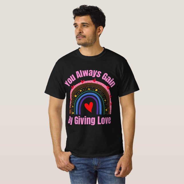 Camiseta Siempre Ganas Dando Amor (Anverso completo)