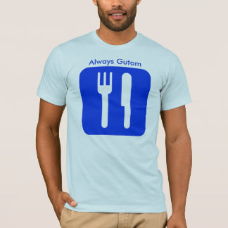Camiseta Siempre Gutom [azul], siempre Gutom