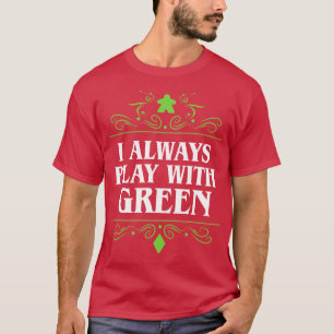 Camiseta Siempre juego con adicto a los juegos de Green Boa