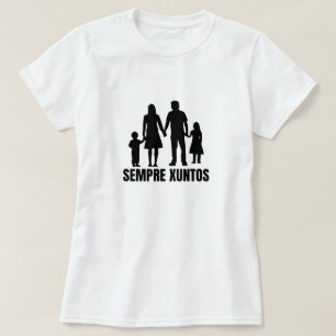 Camiseta siempre juntos en Galicia - sempre xuntos