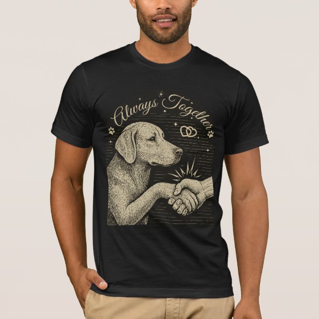 Camiseta "Siempre juntos" Viña Amistad con los Perros (Anverso)