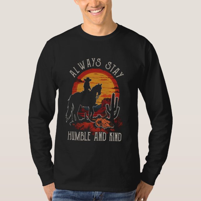 Camiseta Siempre Manténganse Humildes Y Amables Montañas Oc (Anverso)