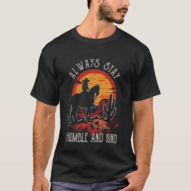 Camiseta Siempre Manténganse Humildes Y Amables Montañas Oc (Anverso)