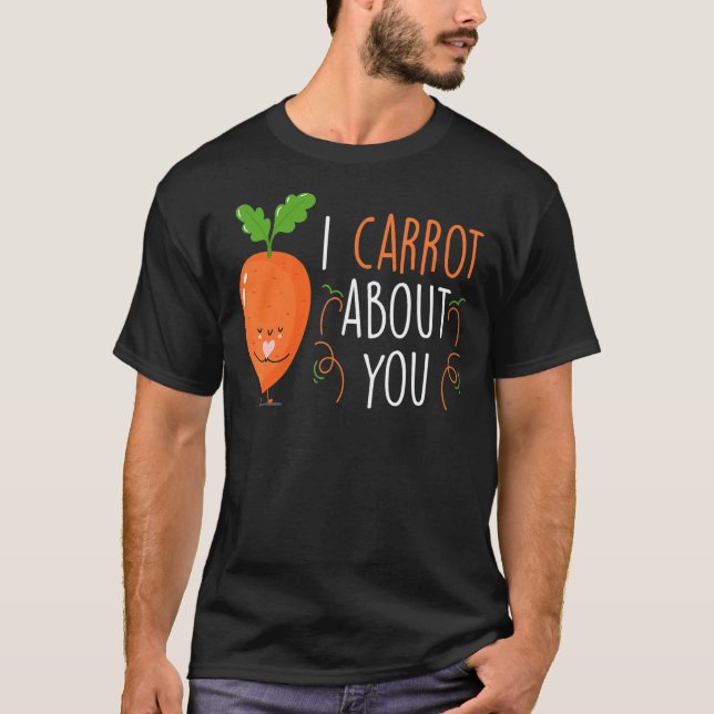 Camiseta Siempre Me Arrecho Por Ti Zanahorias Vegetales (Anverso)
