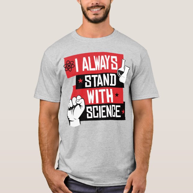 CAMISETA SIEMPRE ME MANTENGO CON LA CIENCIA (Anverso)