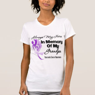 Camiseta Siempre mi héroe en el abuelo de la memoria - Canc