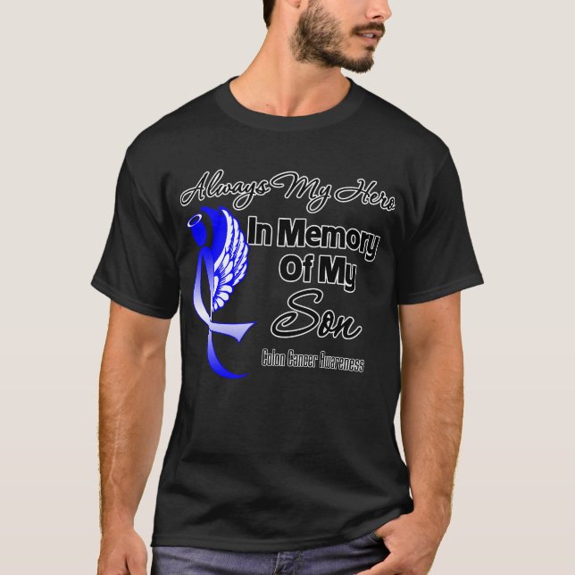 Camiseta Siempre Mi Héroe En El Hijo De La Memoria - Cáncer (Anverso)