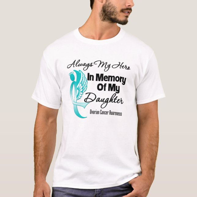Camiseta Siempre mi héroe en hija de la memoria - cáncer (Anverso)
