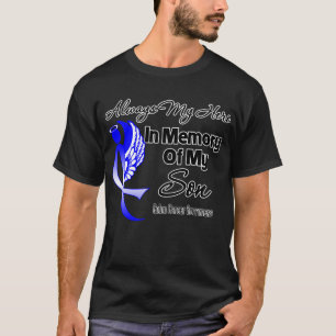 Camiseta Siempre mi héroe en hijo de la memoria - cáncer 