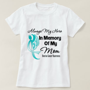 Camiseta Siempre mi héroe en mamá de la memoria - cáncer